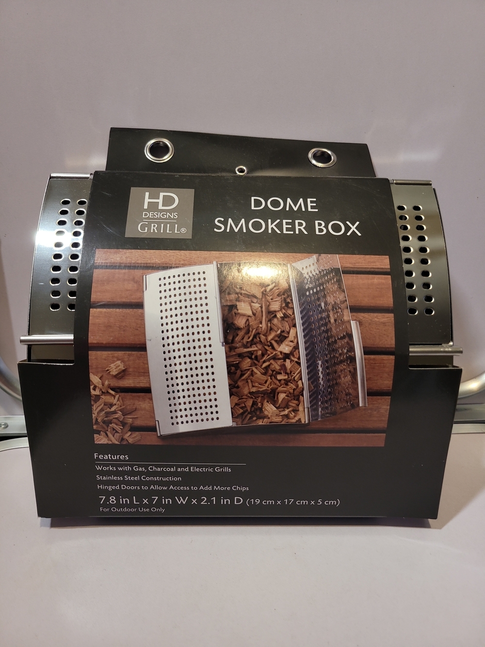Dome Smoker Box - Stainless Steel (Silver)